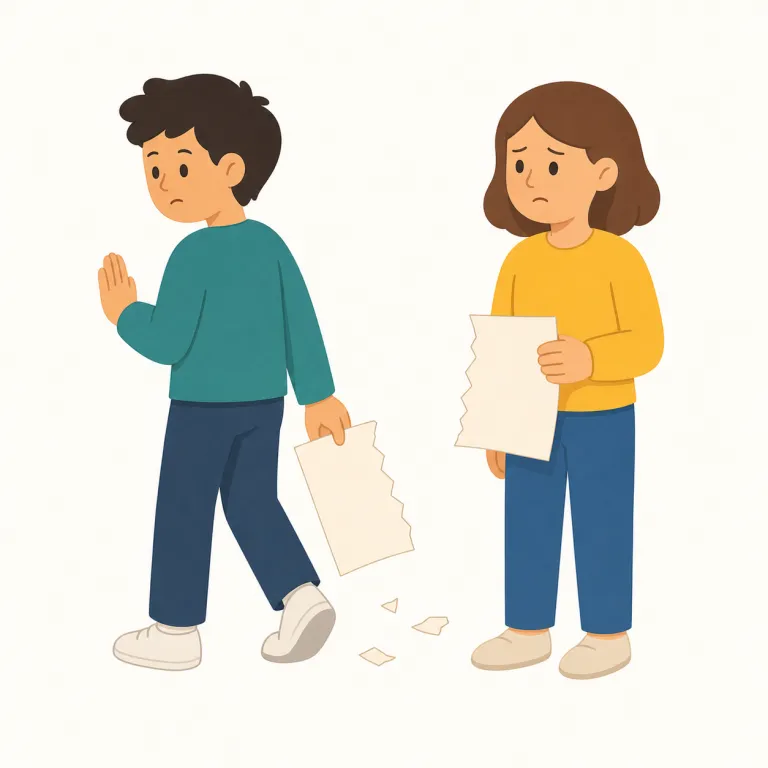 go back on（約束を破る・句動詞）の覚え方イラスト — この意味では、go back on は promise, agreement, word など「相手に対して守ると示したもの」から後ろへ下がるイメージです