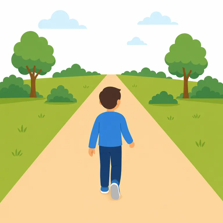 go straight ahead（まっすぐ進む・イディオム）の覚え方イラスト — 道案内の定番フレーズとして、まず straight＝「曲がらず一直線」、ahead＝「前方」をセットで覚えると崩れにくいです