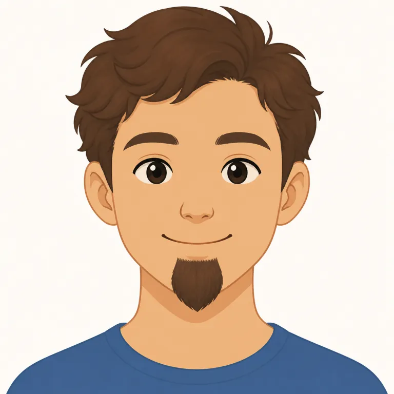 goatee（ヤギひげ・名詞）の覚え方イラスト — goat を知っていれば、まず「ヤギっぽいあご先のひげ」という見た目で固定すると覚えやすい