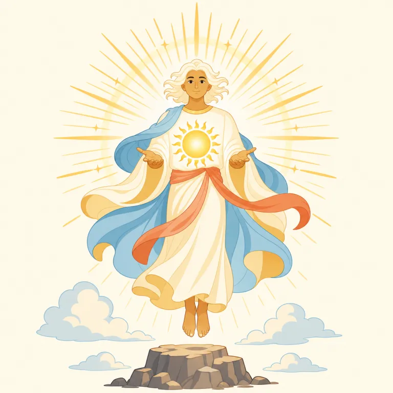 godlike（神のような・形容詞）の覚え方イラスト — godlike はまず god「神」+ -like「〜のような」で一発で分解して覚える