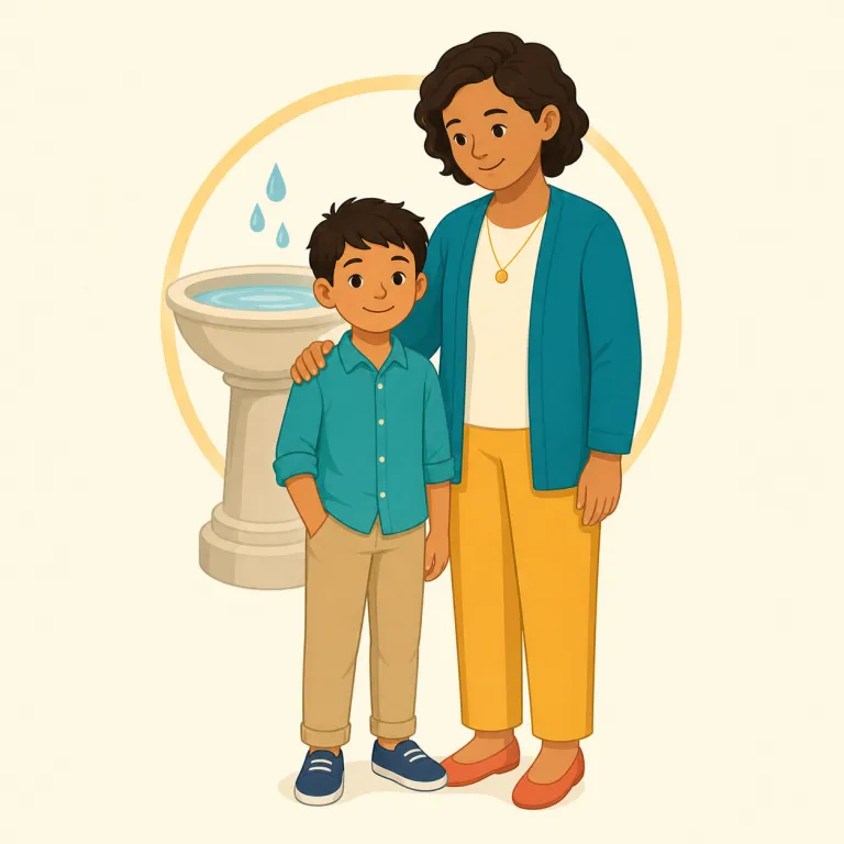 godson（名付け子(男)・名詞）の覚え方イラスト — まず形で覚える語です