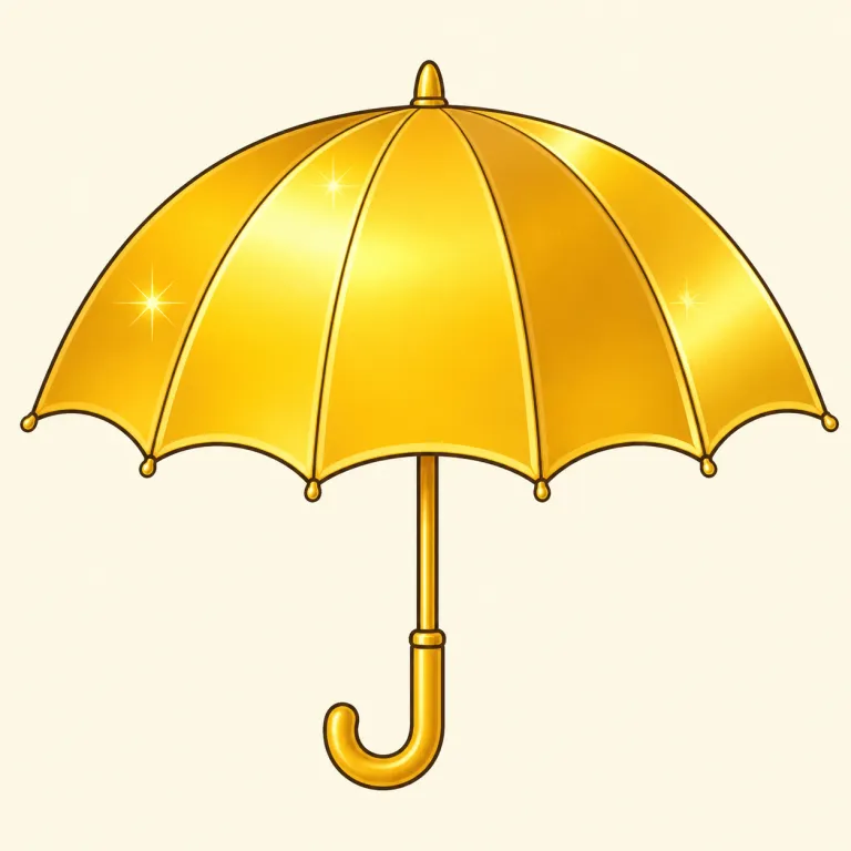 gold（金色の・adjective）の覚え方イラスト