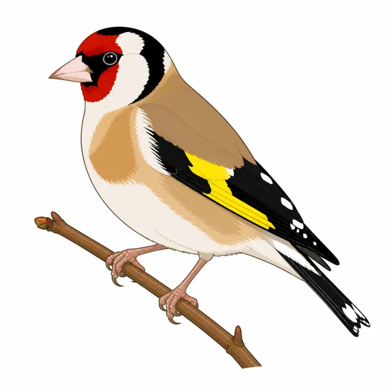 goldfinch（ゴシキヒワ・noun）の覚え方イラスト
