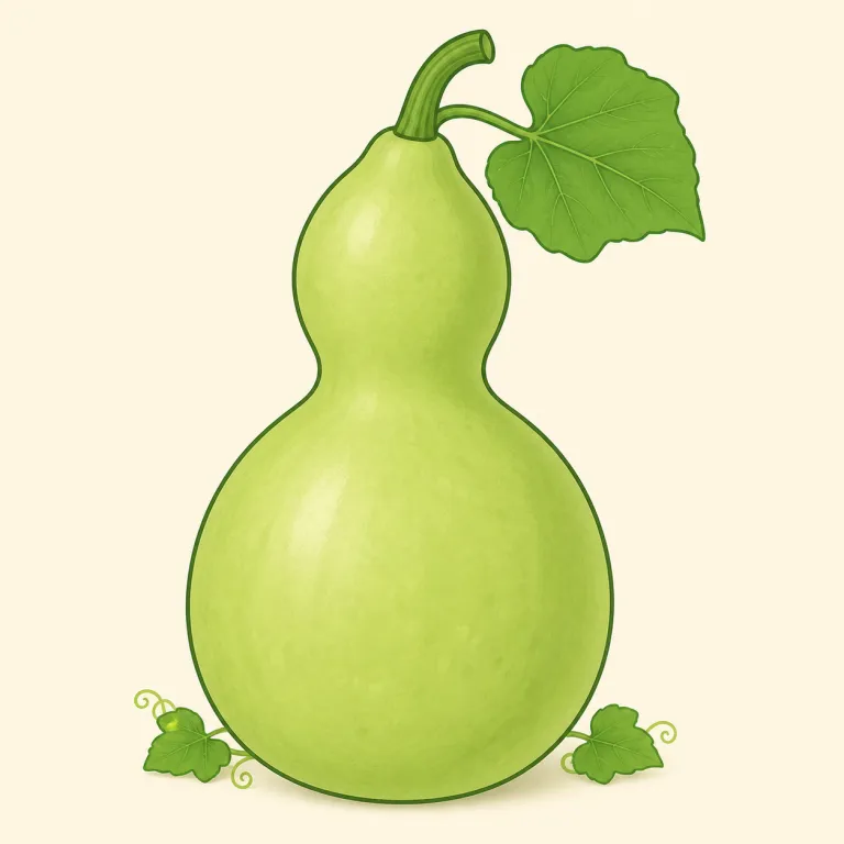 gourd（ひょうたん・名詞）の覚え方イラスト — gourd は単独で丸暗記するより、bottle gourd, a dried gourd, a hollow gourd のまとまりで覚えると残りやすい語です