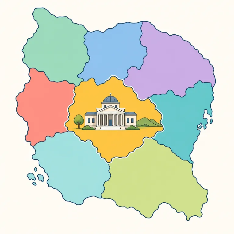governorate（行政区・名詞）の覚え方イラスト — governorate は governor「知事・統治者」から考えると覚えやすい語です