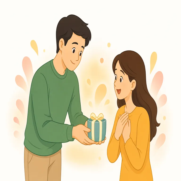 graciously（親切に・副詞）の覚え方イラスト — graciously は gracious（感じがよい、親切な）+ -ly なので、まず形容詞 gracious を押さえると覚えやすいです