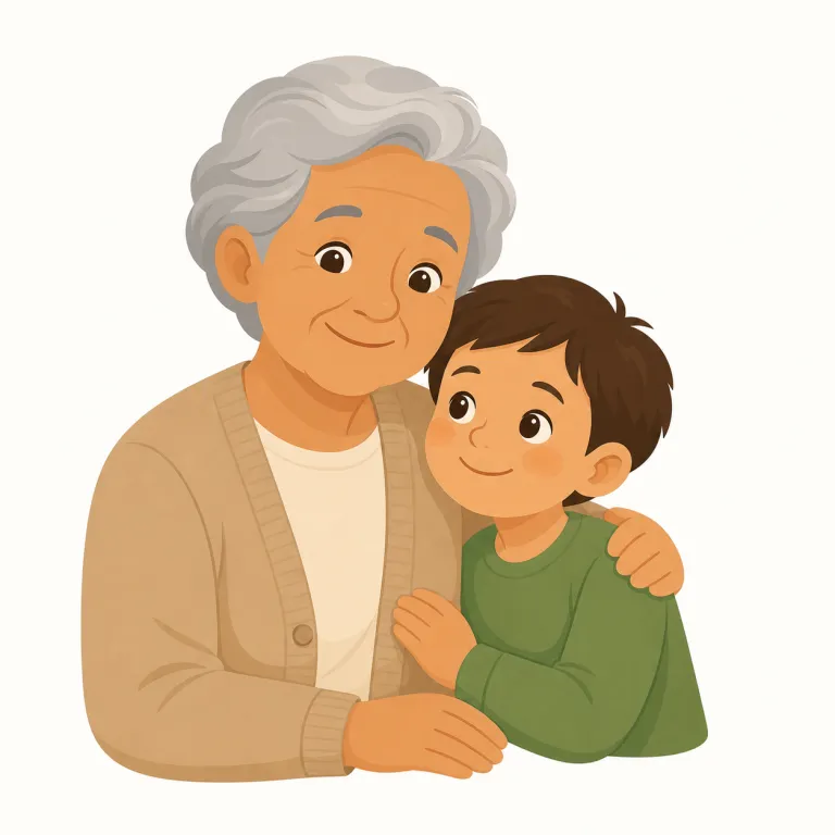 grandparent（祖父母・名詞）の覚え方イラスト — parent が「親」だと分かれば、grandparent は「親より一段上の parent」と階層で覚えるのが近道です