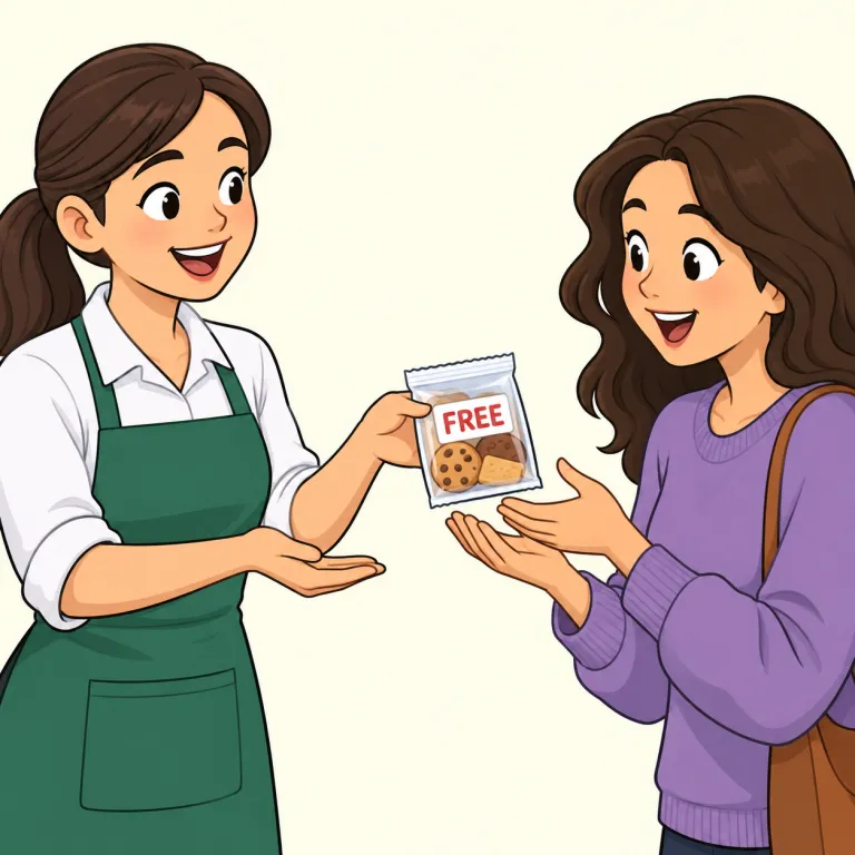 gratuitous（無料の・adjective）の覚え方イラスト