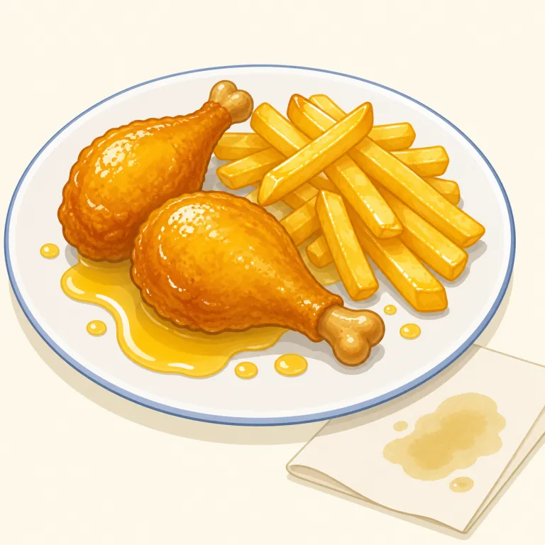 greasyの覚え方イラスト