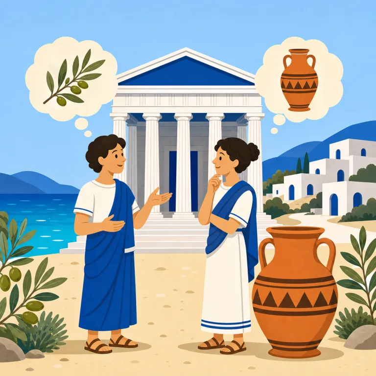 greek（ギリシャ語、ギリシャの）の覚え方イラスト — Greece が国名で、Greek は「ギリシャの」「ギリシャ人」「ギリシャ語」と広く使う語
