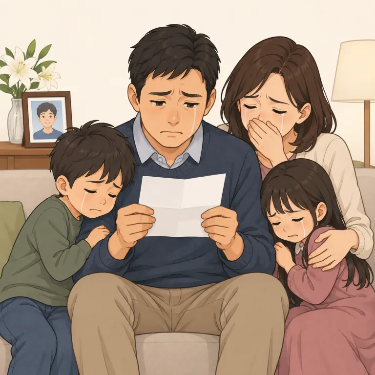 grieve（悲しませる・verb）の覚え方イラスト