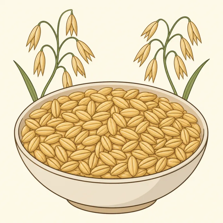 groat（オート麦の粒・noun）の覚え方イラスト