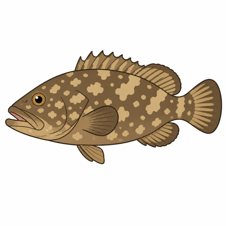 grouper（ハタ・noun）の覚え方イラスト