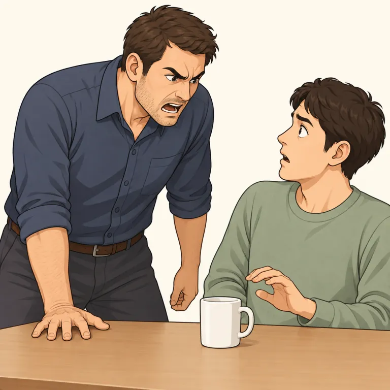 growl（低い声で言う・verb）の覚え方イラスト