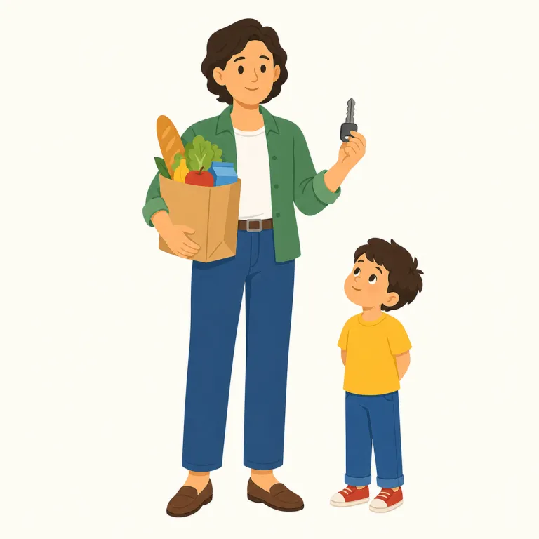 grownupの覚え方イラスト