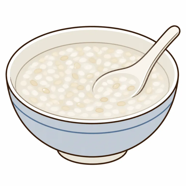 gruel（粥・noun）の覚え方イラスト