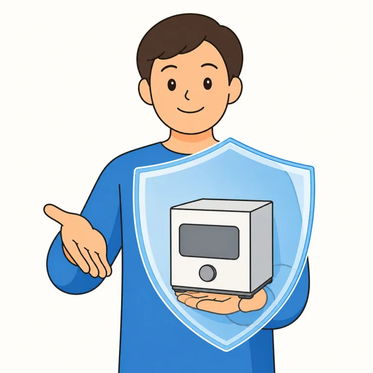 guarantee（保証・動詞）の覚え方イラスト — promiseより重い語だと覚える