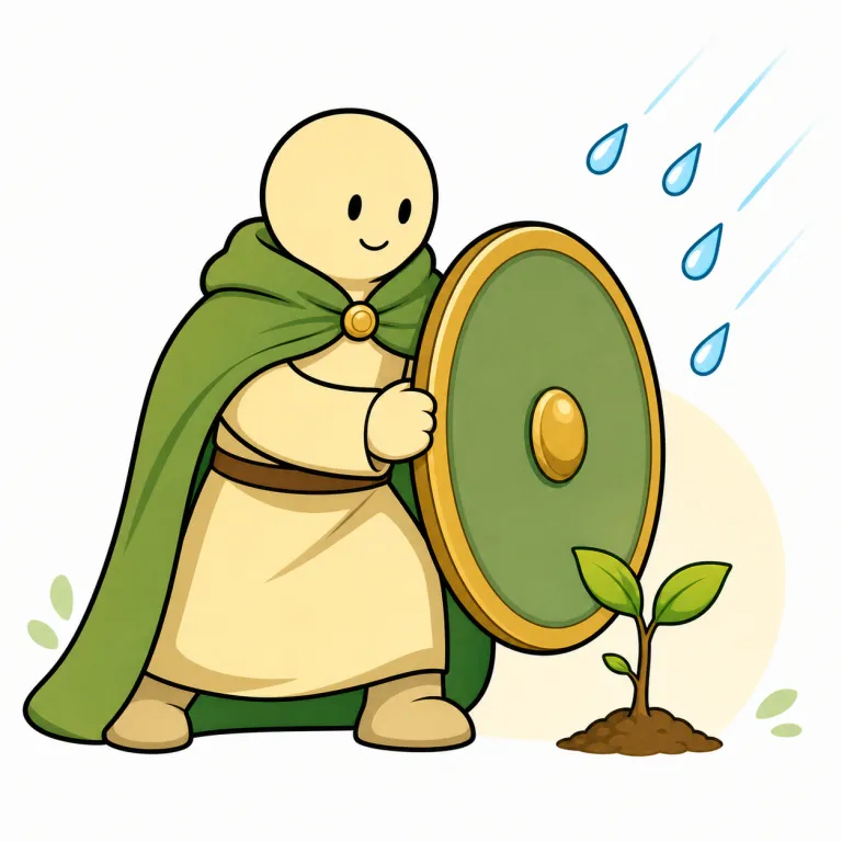 guardian（守護者・noun）の覚え方イラスト