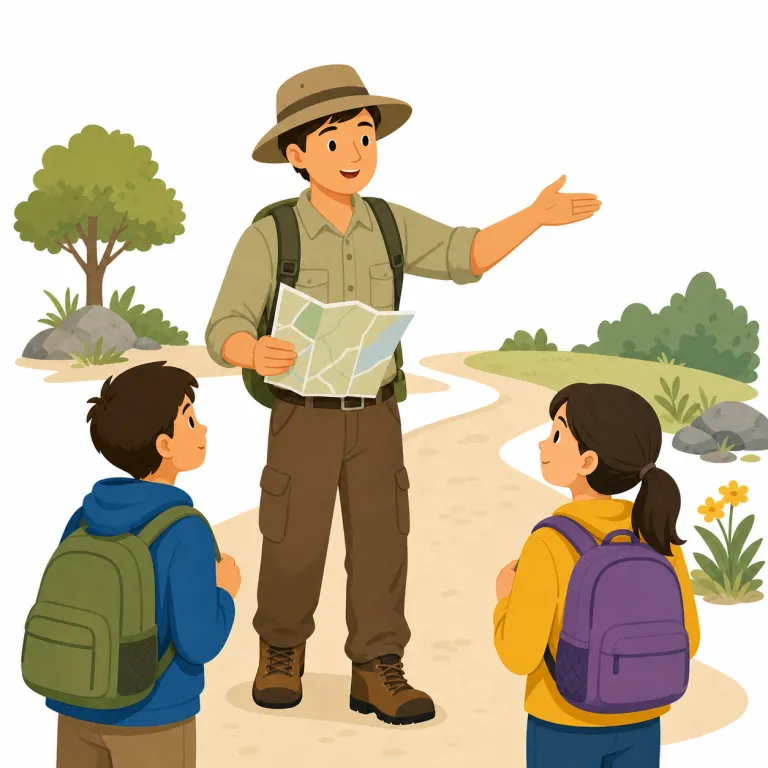 guide（案内人・名詞）の覚え方イラスト — guide はまず動詞の「案内する」を核にすると覚えやすいです