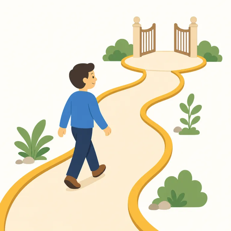 guideline（指針、行動指針・名詞）の覚え方イラスト — guide + line と見ると覚えやすい