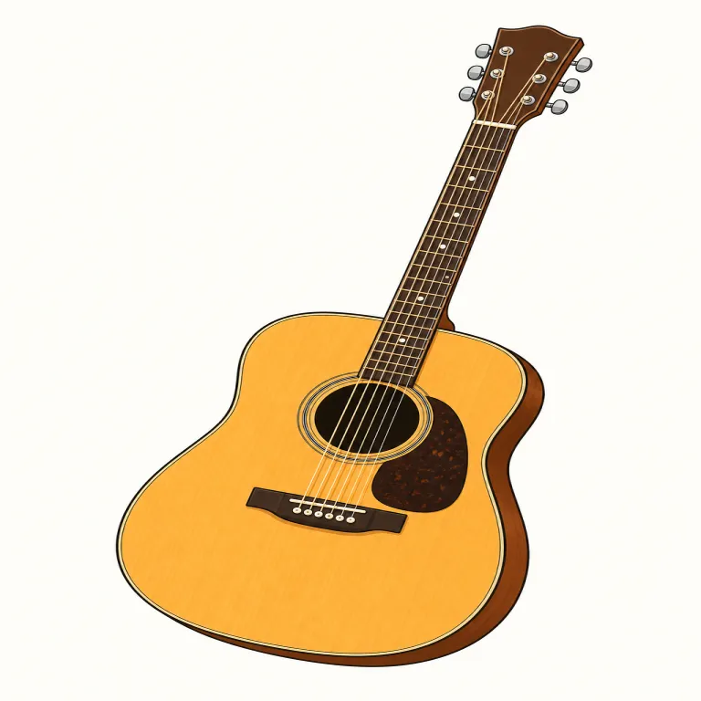 guitar（ギター・名詞）の覚え方イラスト