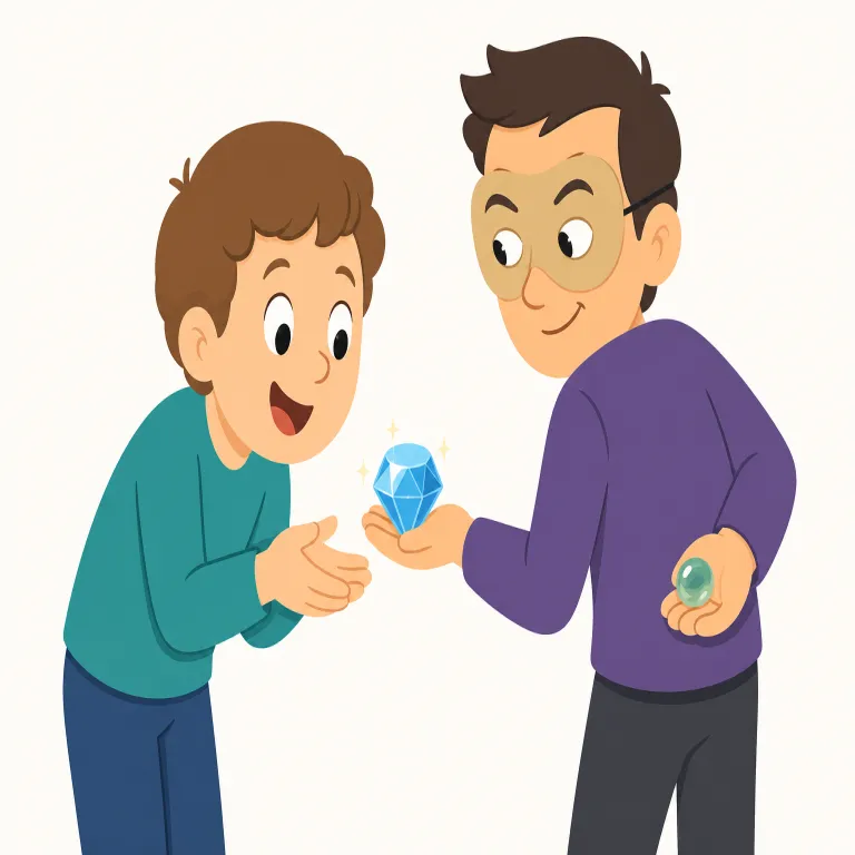 gullibleの覚え方イラスト