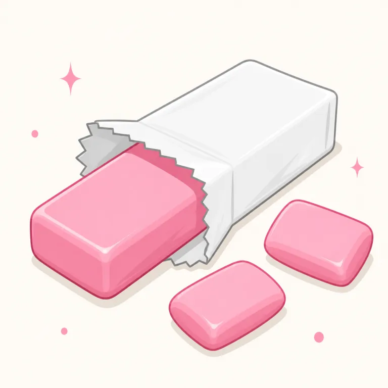 gum（ガム・名詞）の覚え方イラスト