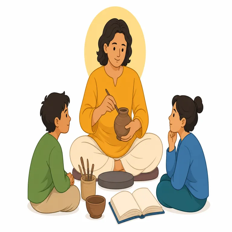 guru（師匠 / 達人・名詞）の覚え方イラスト — まず expert より“もう一段、周囲から一目置かれる人”を表す語として覚えると定着しやすいです
