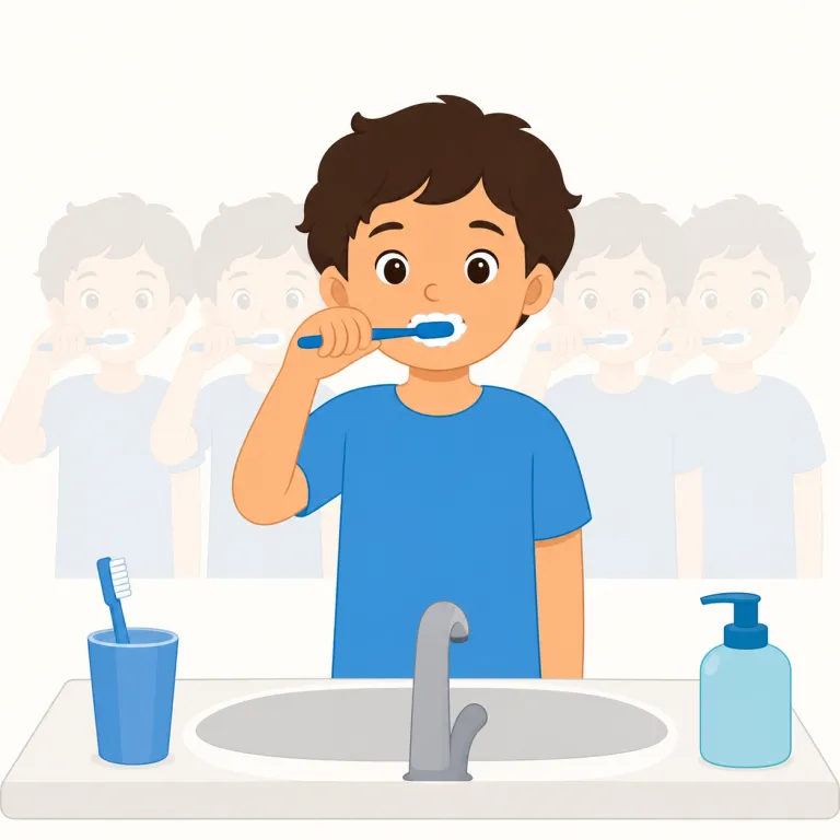 habit（習慣・名詞）の覚え方イラスト — habit は、個人の生活の中で何度も繰り返されて定着した「習慣」を表す語です