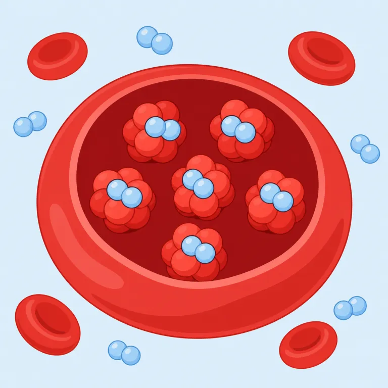 haemoglobin（ヘモグロビン・名詞）の覚え方イラスト — まず American spelling の hemoglobin を知っていれば、haemoglobin はそのイギリス英語つづりだと押さえるだけで一気に楽になります