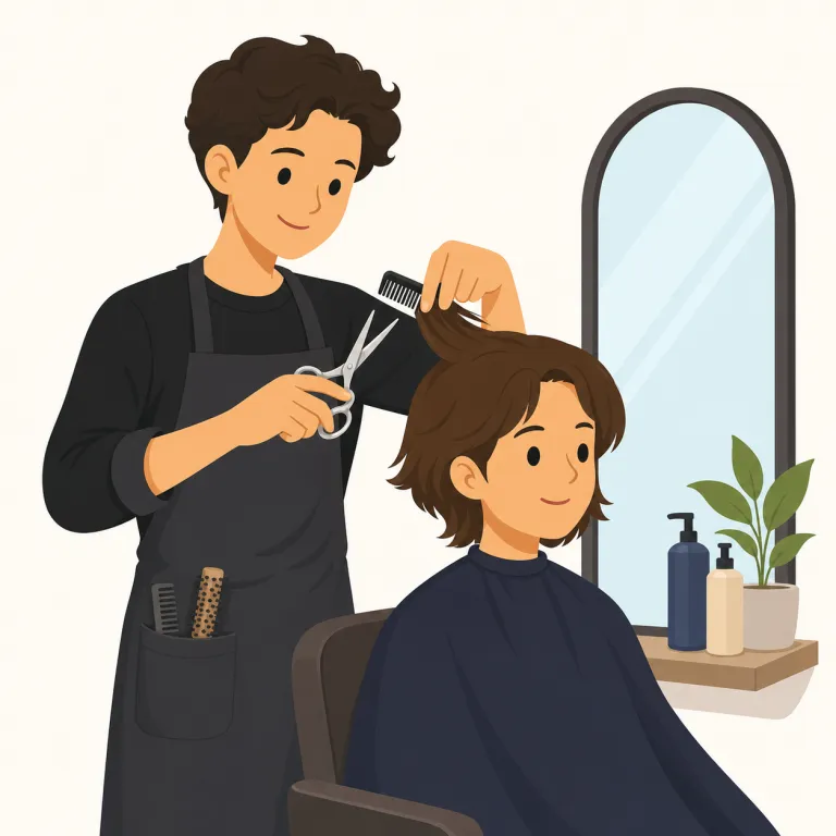 hairdressingの覚え方イラスト