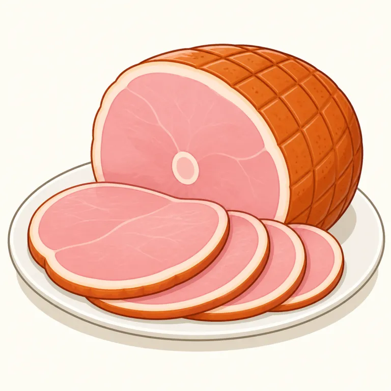 ham（ハム・名詞）の覚え方イラスト