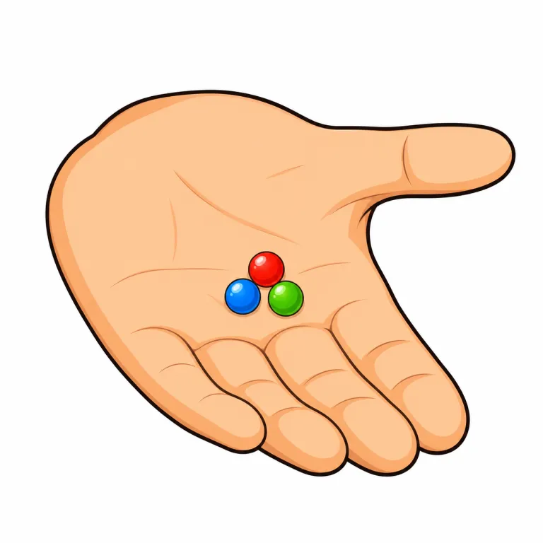 handful（少数・noun）の覚え方イラスト