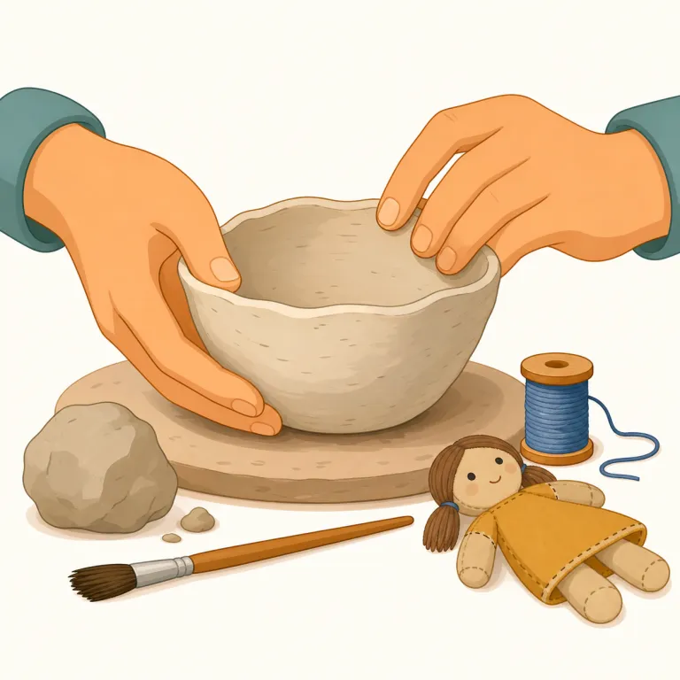 handmade（手作り・形容詞）の覚え方イラスト — hand + made に分けると覚えやすい語