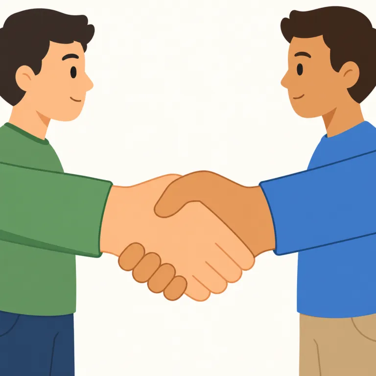 handshakeの覚え方イラスト