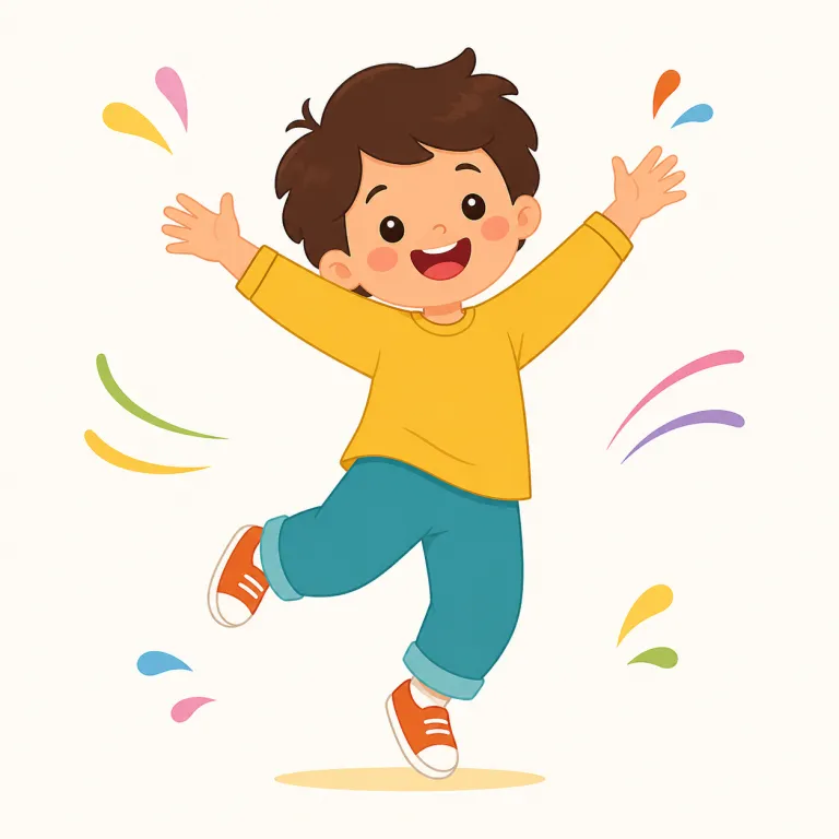 happilyの覚え方イラスト