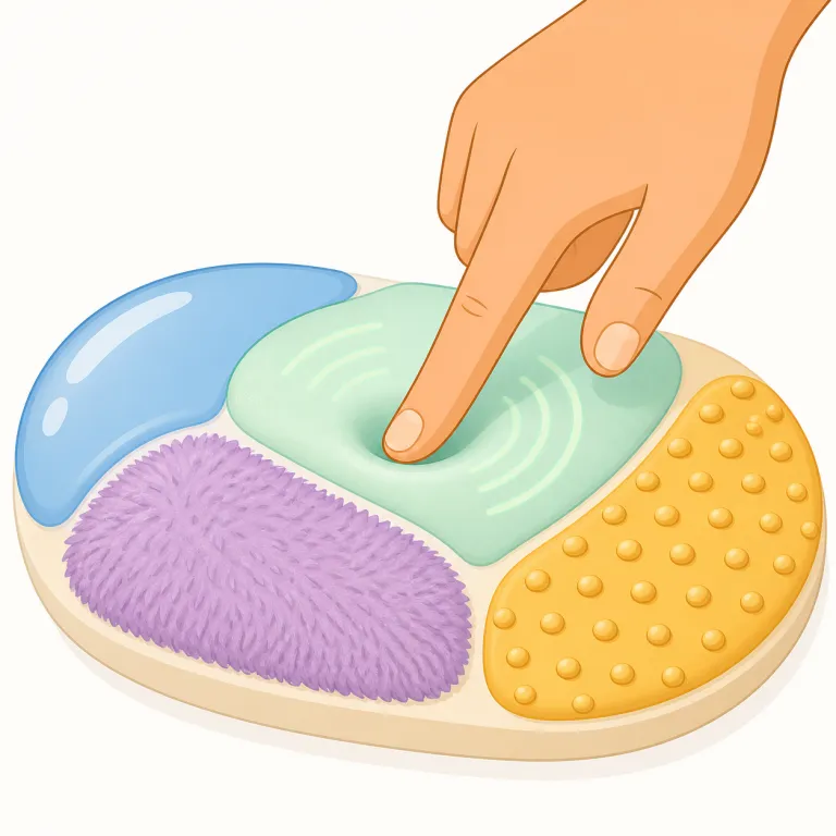 haptic（触覚の・形容詞）の覚え方イラスト — touchそのものより、ITで頻出の haptic feedback という固まりで覚えると定着しやすい語です