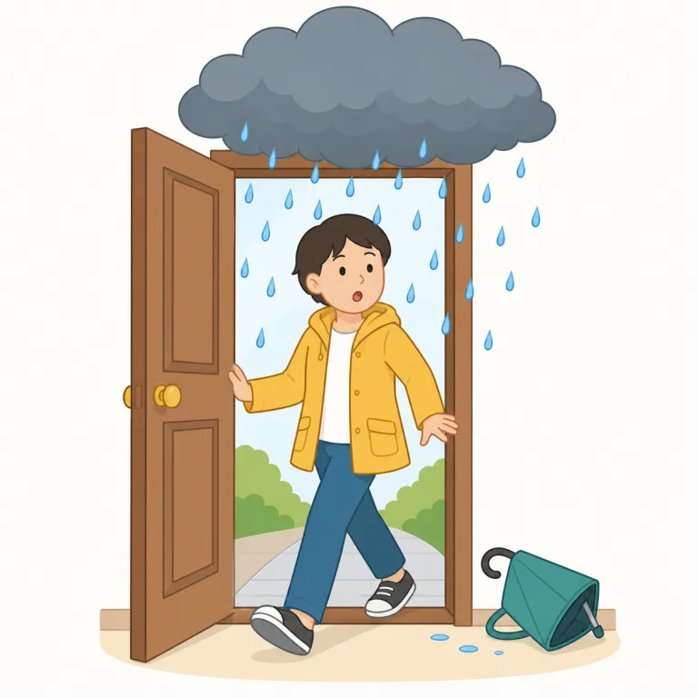 hardly before（～するやいなや・イディオム）の覚え方イラスト — hardly はここでは「ほとんど〜ない」、before は「その前に」
