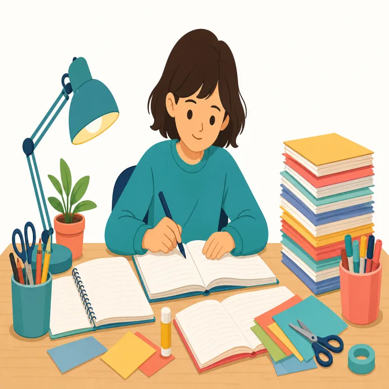 hardworking（勤勉な・形容詞）の覚え方イラスト — まず "work hard" という基本表現を知っていれば、hardworking はほぼそのまま「一生懸命働く・努力する性質のある」とつながります