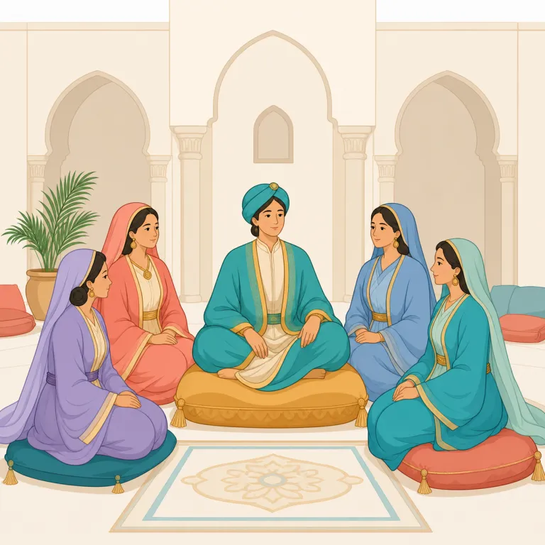 harem（ハーレム・名詞）の覚え方イラスト — 現代日本語の「ハーレム」は恋愛作品の設定にも使われますが、英語の harem はまず歴史・文化語として覚えるとぶれません