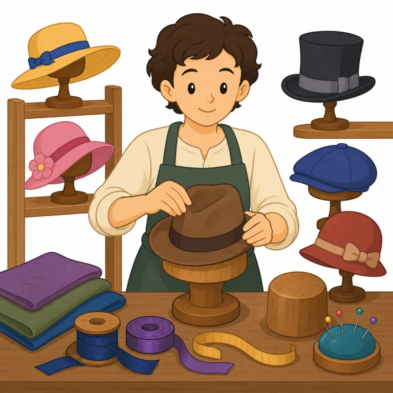 hatter（帽子屋・名詞）の覚え方イラスト — hat が分かればかなり覚えやすい語です