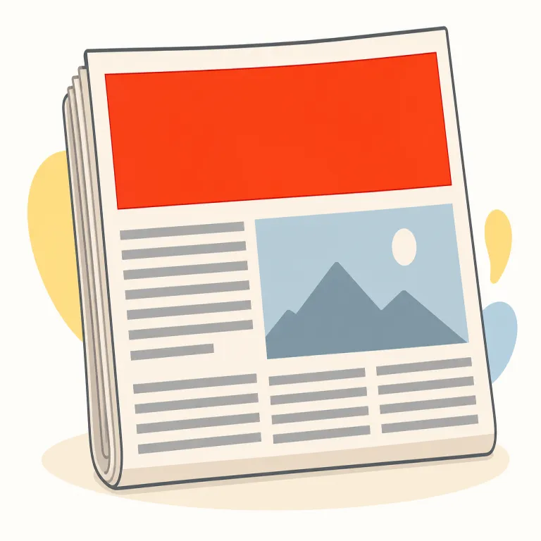 headline（見出し・名詞）の覚え方イラスト — headline を「見出し」として覚えるときは、head「上の部分」+ line「1行」の組み合わせをそのまま思い浮かべる