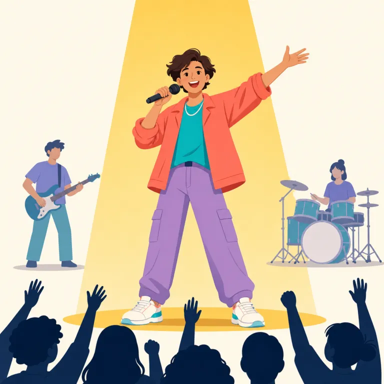 headliner（ヘッドライナー・名詞）の覚え方イラスト — headliner は headline を知っていると覚えやすい