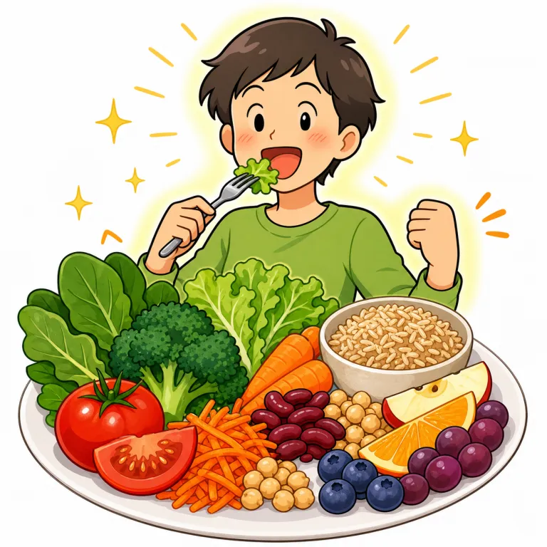 healthy（健康によい・adjective）の覚え方イラスト