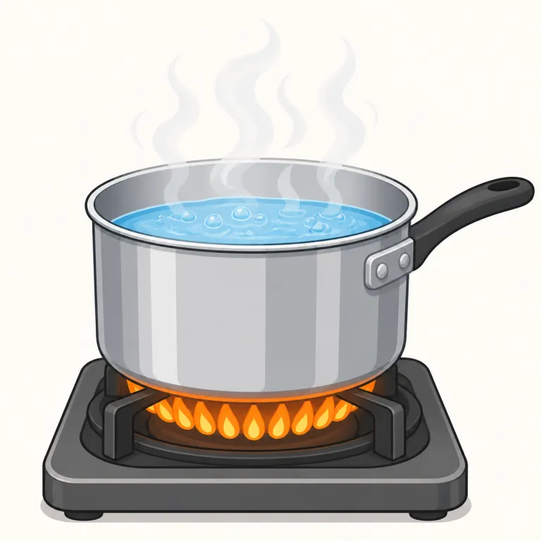heat（加熱する・verb）の覚え方イラスト