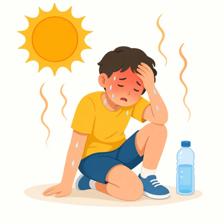 heatstrokeの覚え方イラスト