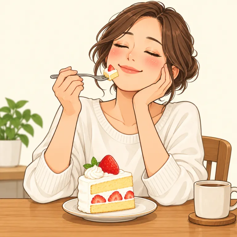 heavenly（すばらしい、快い・adjective）の覚え方イラスト