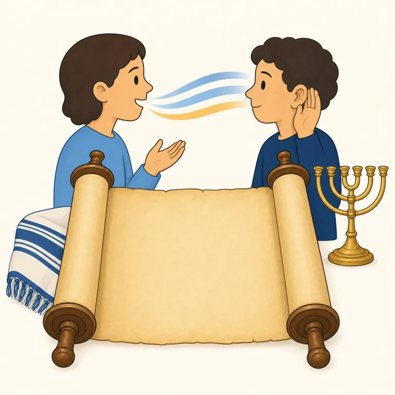 hebrew（ヘブライ語）の覚え方イラスト — Hebrew は固有名詞なので、英語ではふつう Hebrew と大文字で見ることが多い