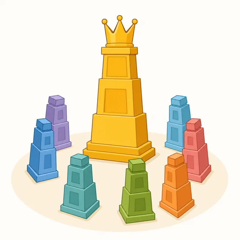 hegemony（覇権・名詞）の覚え方イラスト — まず hegemonic（覇権的な）とセットで覚えると定着しやすい語です