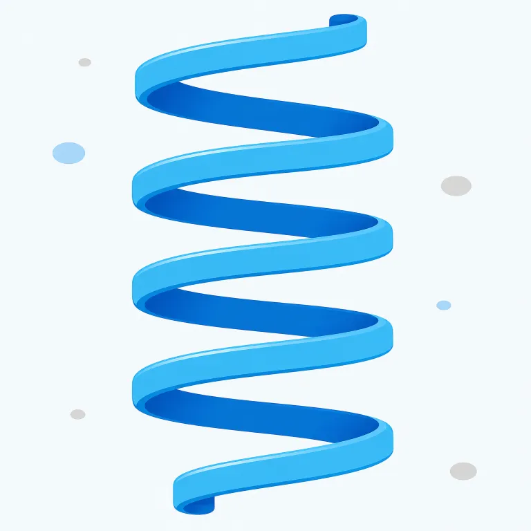 helical（らせん状の・形容詞）の覚え方イラスト — まず helix → helical の形セットで覚えると定着しやすいです
